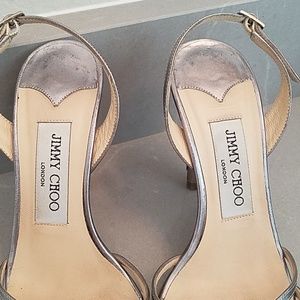Jimmy Choo Silver Heels